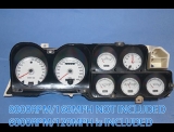 1972-1973 Ford Ranchero GT Torino White Face Gauges