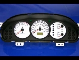 2002-2004 Kia Spectra White Face Gauges 02-04