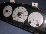 1993-1997 Mazda 626 White Face Gauges