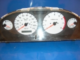 2000-2001 Nissan Xterra Frontier White Face Gauges 00-01
